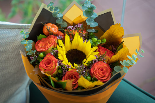 Clásico Bouquet Cono Otoñal