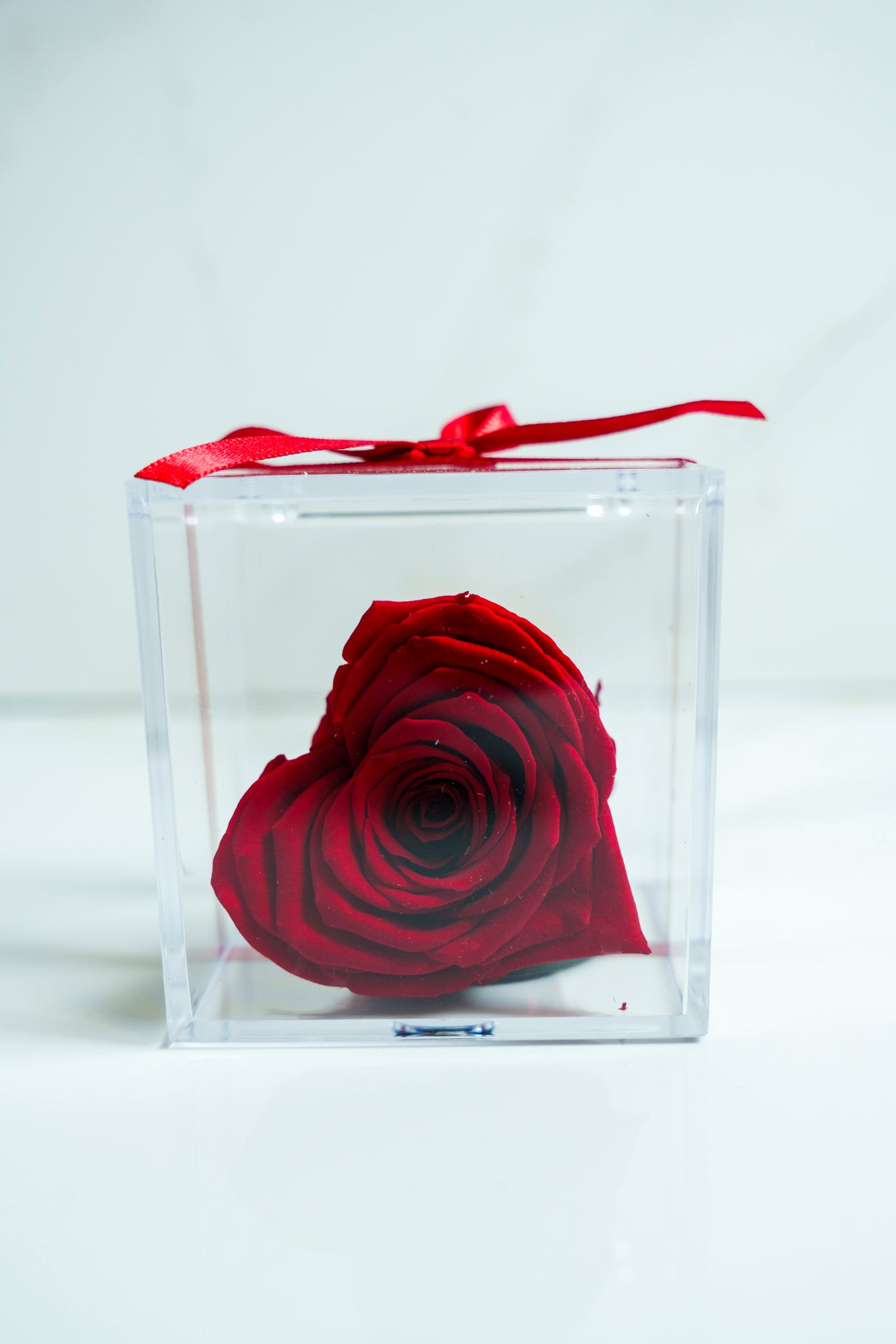 Rosa Preservada Corazon Rojo